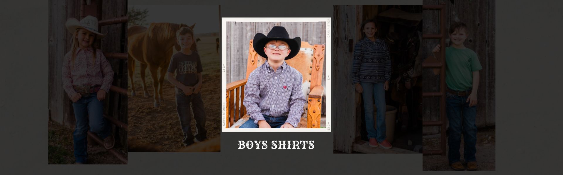 Boys best sale wrangler shirts