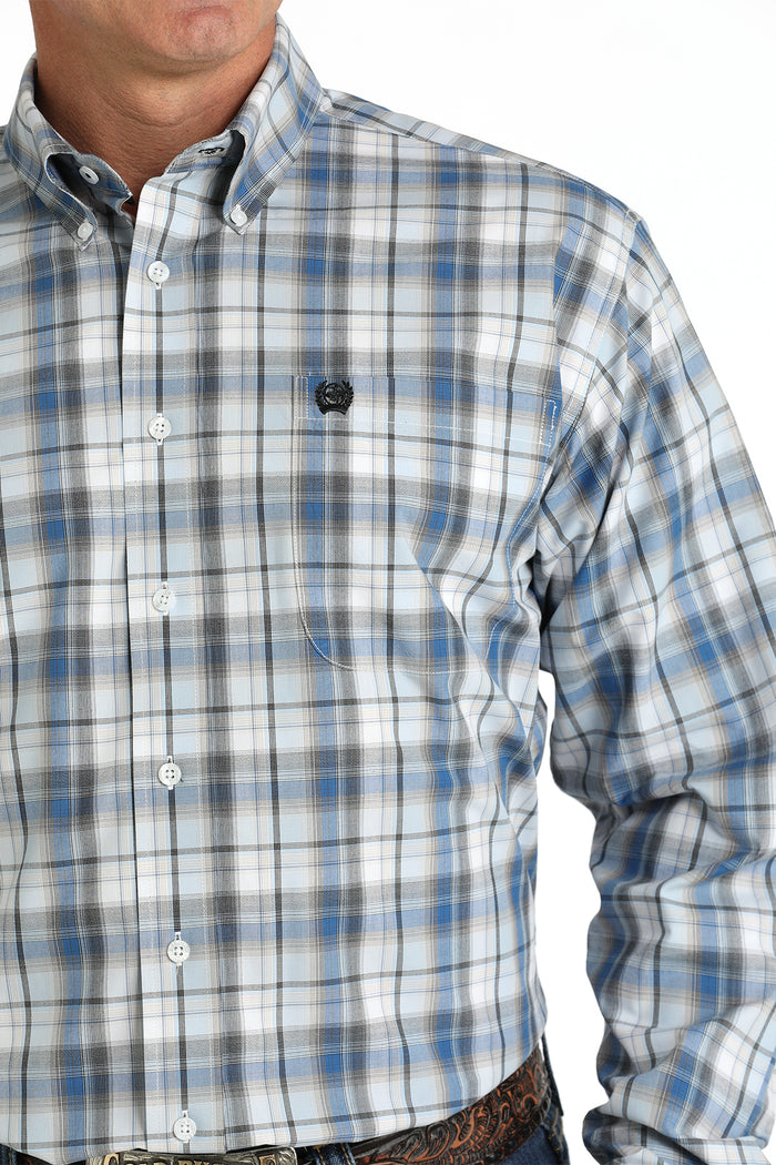 Men’s Cinch Large Plaid Western Shirt