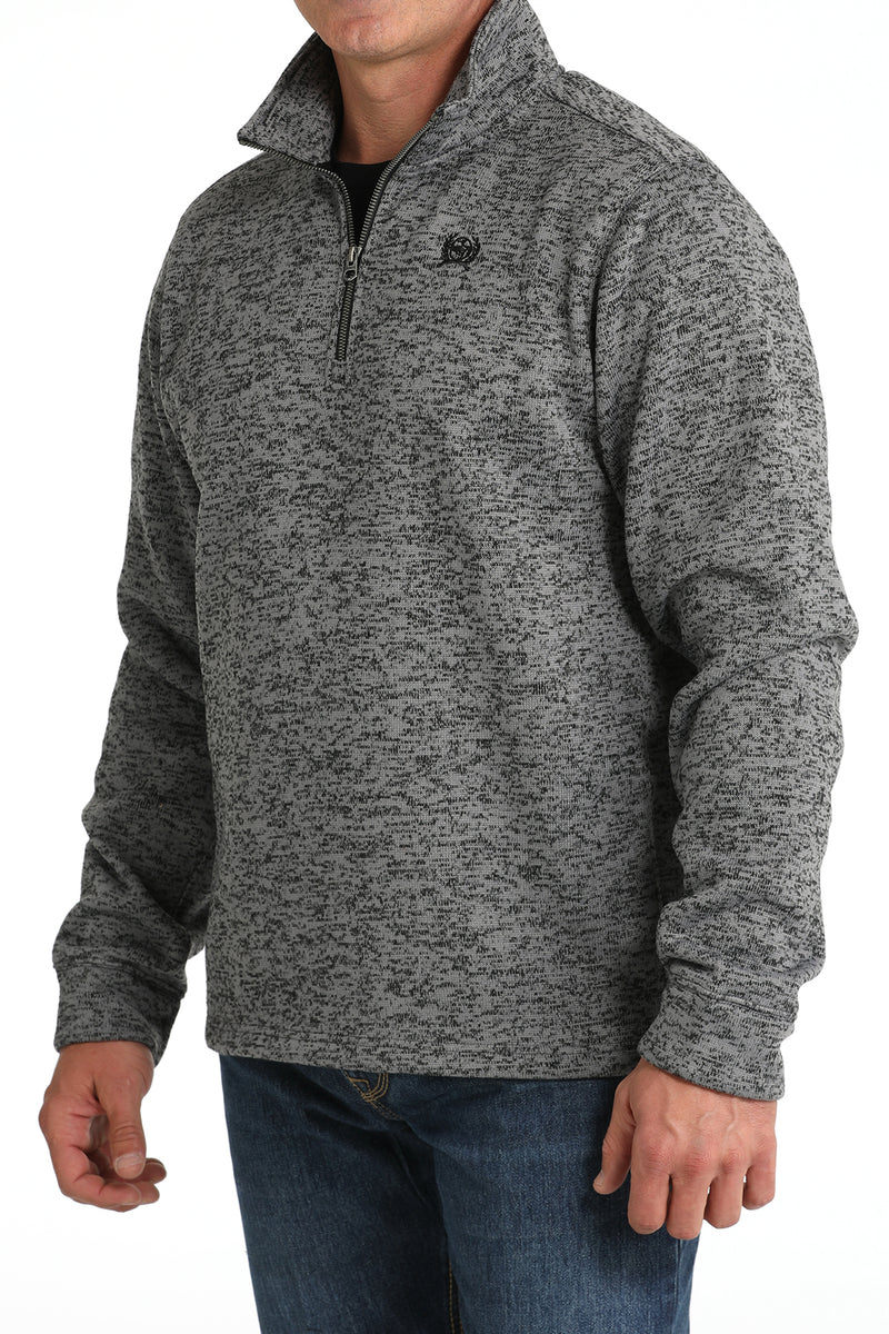 Men’s Cinch Gray 1/4 Zip Sweater