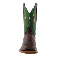 Men’s R.Watson Tobacco & Vintage Green Cowhide Boot