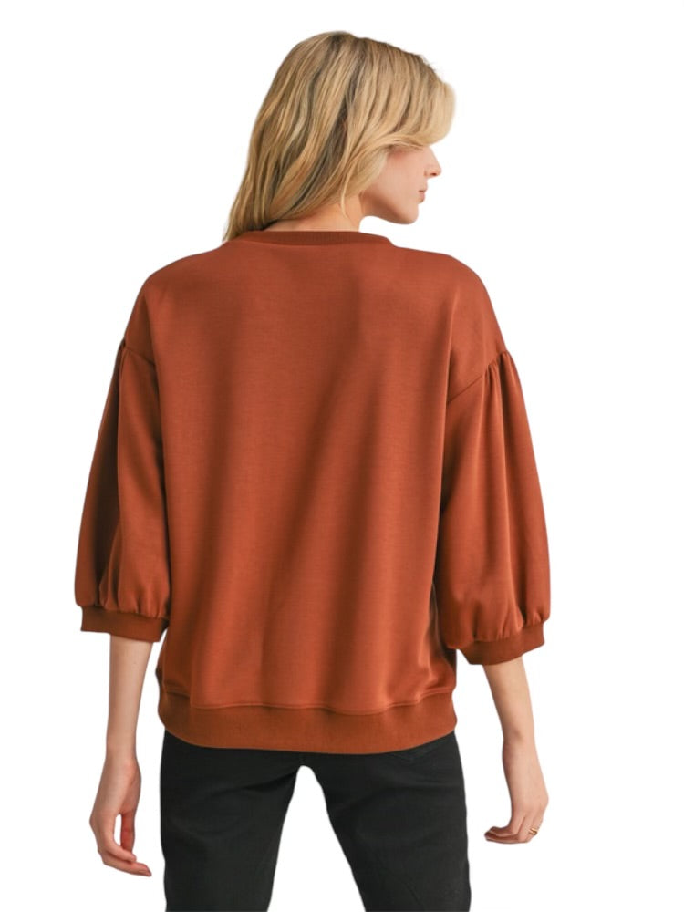 Ladies Toffee Sweatshirt Top