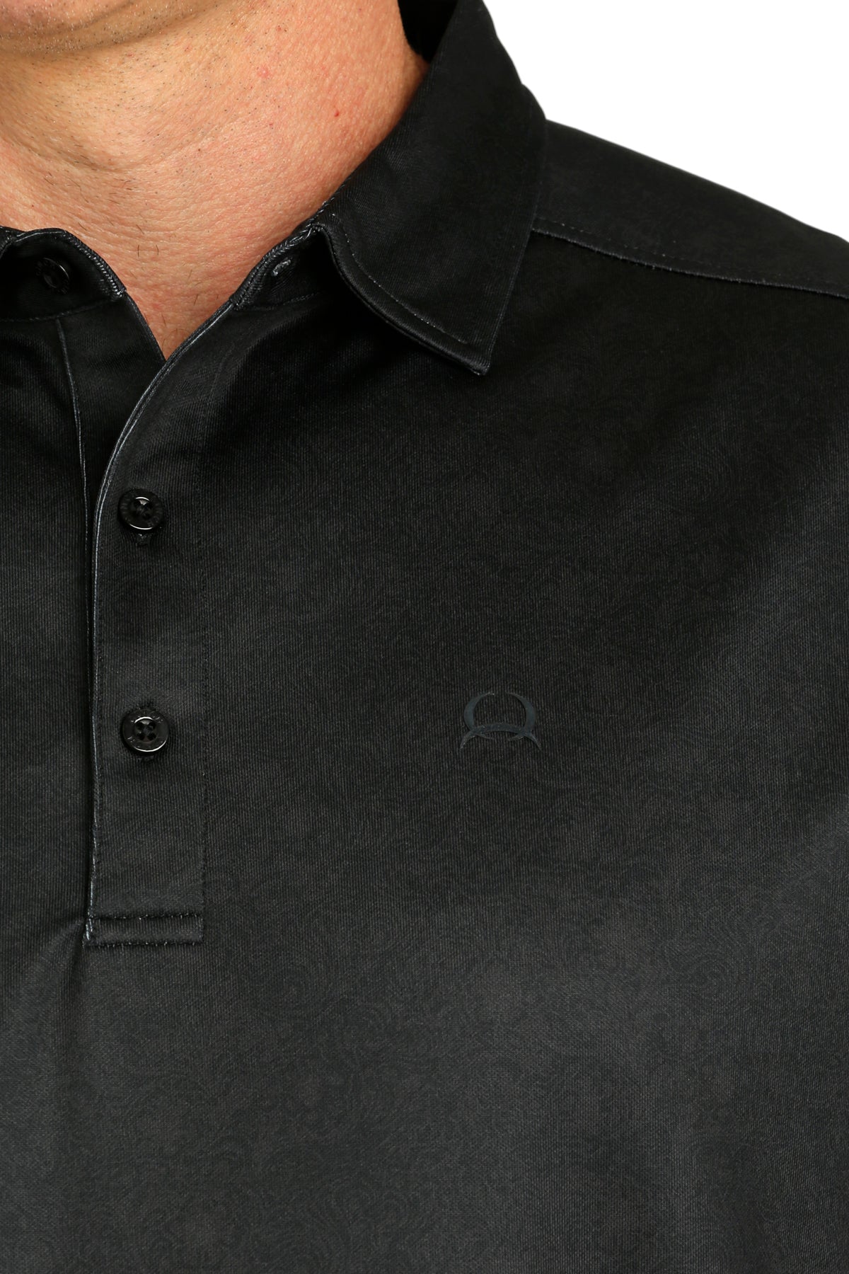 Men's Cinch Black Polo Shirt