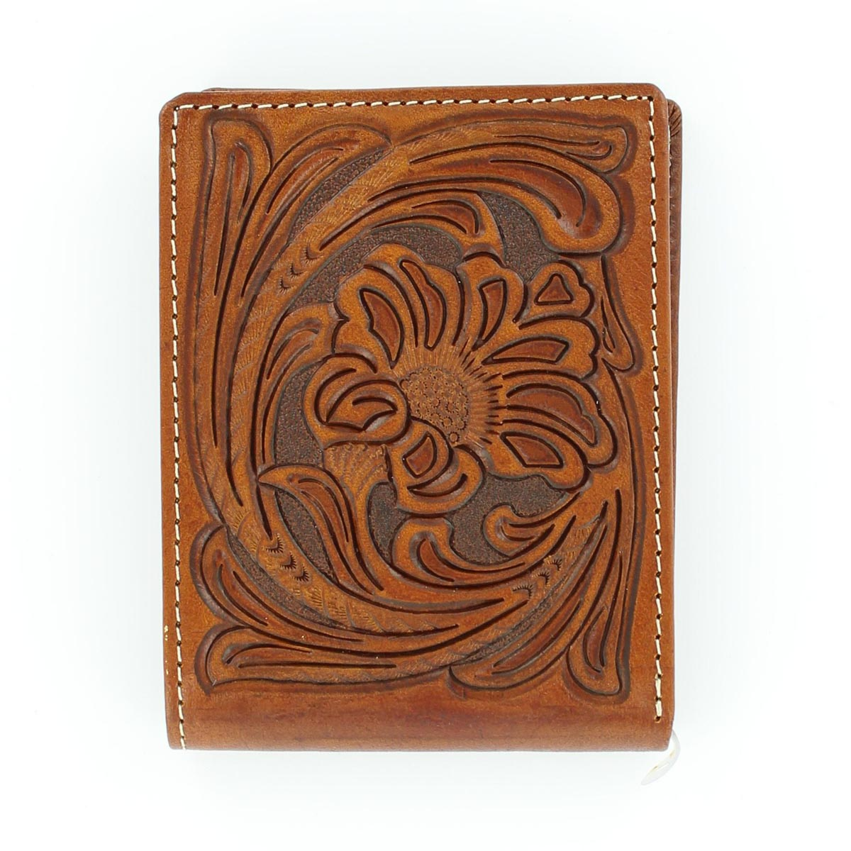 Nocona Leather Tooled Wallet