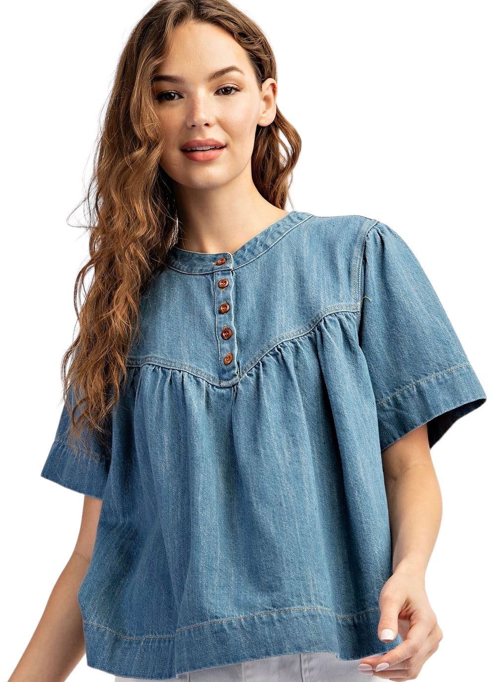 Ladies Denim Blouse