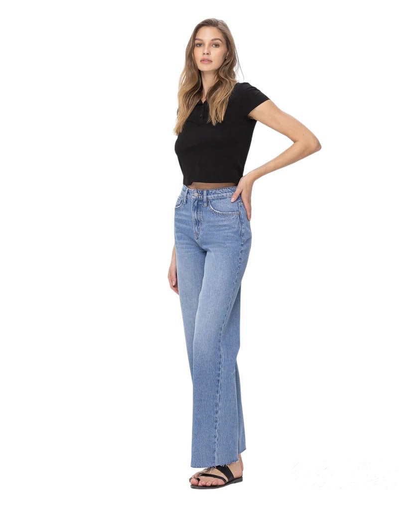 Ladies Vervet High Rise 90's Vintage Straight Denim Jeans