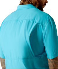 Men's Ariat Turquoise Reef Venttek Short Sleeve Shirt