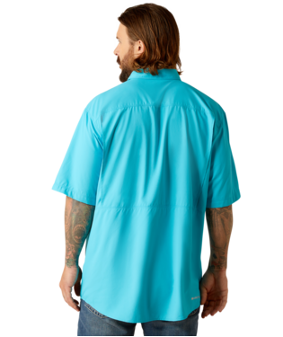 Men's Ariat Turquoise Reef Venttek Short Sleeve Shirt