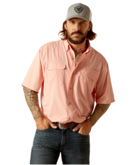 Men's Ariat Ventteck Outbound Shirt Apricot Blush