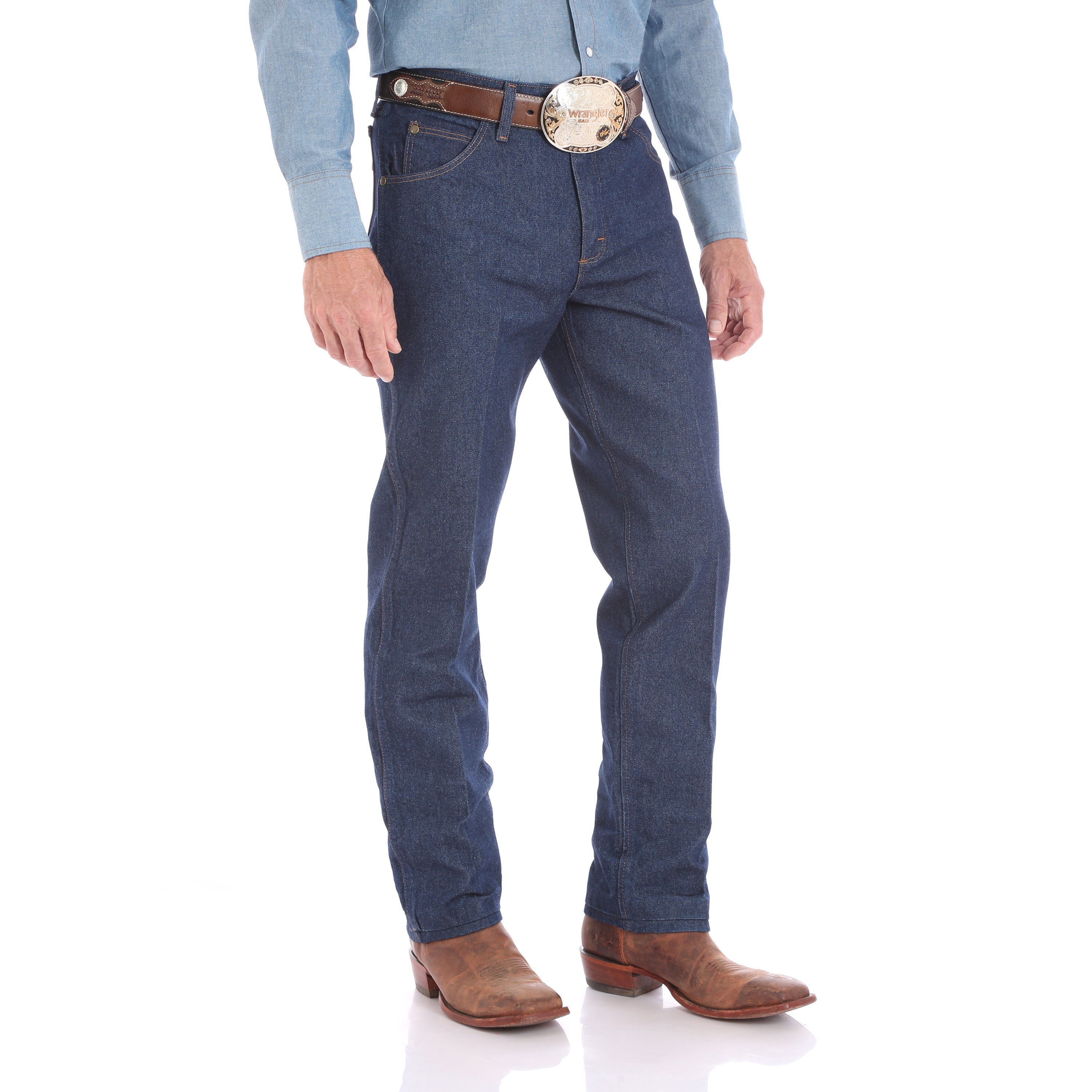 Wrangler Men's Premium Performance Cowboy Cut Regular Fit Jean, Prewashed,  40W x 34L - Walmart.com