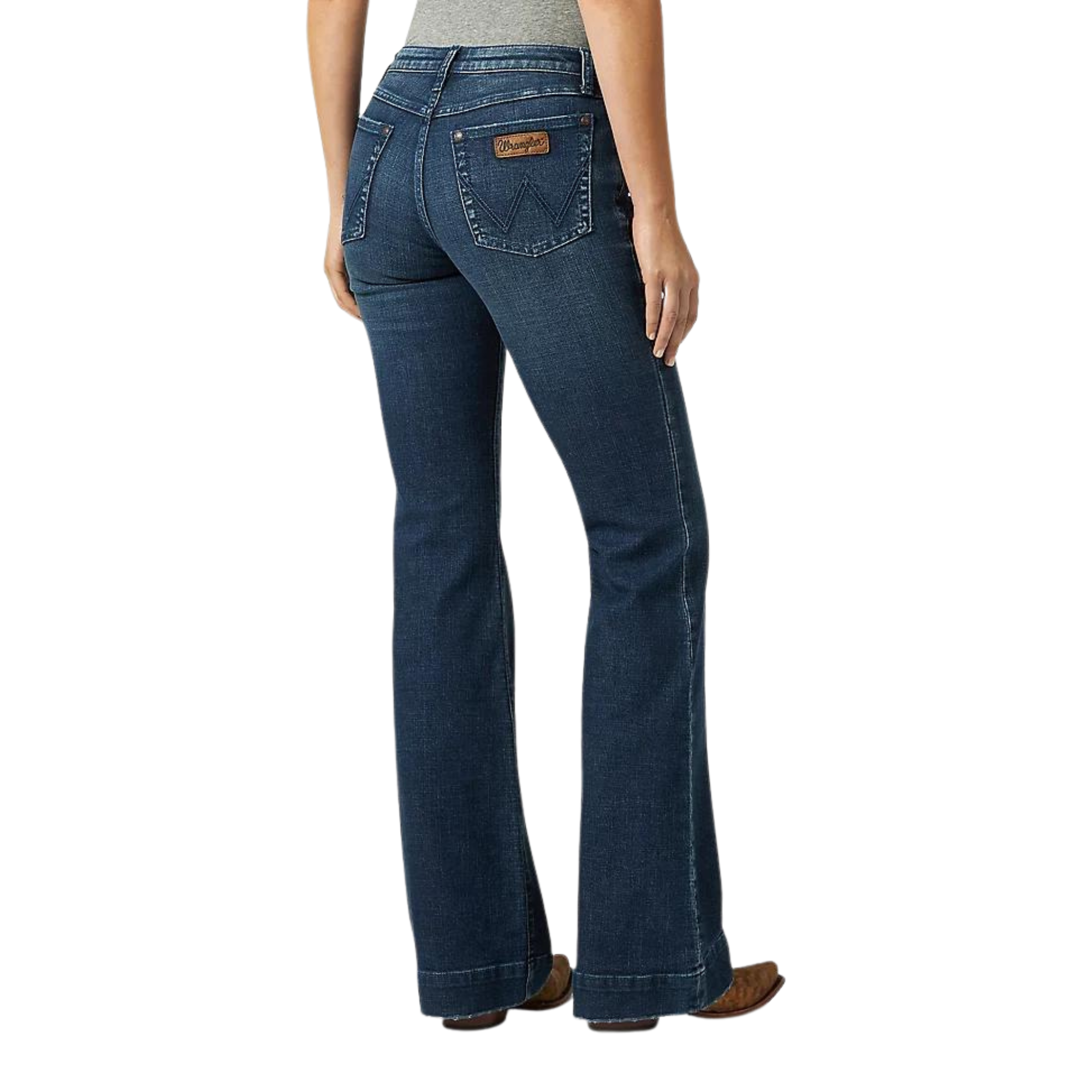 Ariat womens Trouser Mid Rise Wide Leg Stretch Outseam - Ella Bluebell -  Bairnsdale Horse Centre