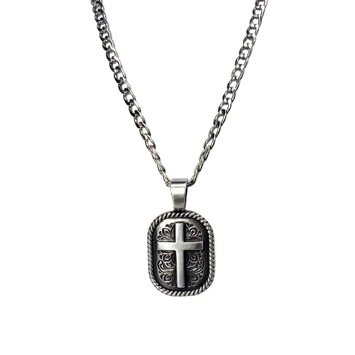 Twister Cross Necklace